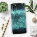Trendy Green Space Surface - Premium Vinyl Skin Decal for Samsung Galaxy S25 Ultra, S24, S23, S22 & All Galaxy S Models