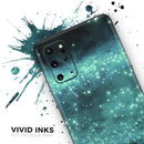 Trendy Green Space Surface - Premium Vinyl Skin Decal for Samsung Galaxy S25 Ultra, S24, S23, S22 & All Galaxy S Models