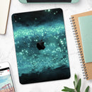 Trendy Green Space Surface - Full Body Skin Decal for the Apple iPad Pro 12.9", 11", 10.5", 9.7", Air or Mini (All Models Available)