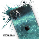 Trendy Green Space Surface - Protective Skin Wrap & Decal – Compatible with iPhone SE to iPhone 17 Pro Max (All Models)