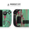 Trendy Green with Pink Rust // Full Body Skin Decal Wrap Kit for the Steam Deck handheld gaming computer