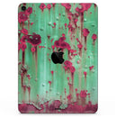 Trendy Green with Pink Rust - Full Body Skin Decal for the Apple iPad Pro 12.9", 11", 10.5", 9.7", Air or Mini (All Models Available)