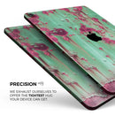 Trendy Green with Pink Rust - Full Body Skin Decal for the Apple iPad Pro 12.9", 11", 10.5", 9.7", Air or Mini (All Models Available)