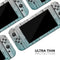 Trendy Teal to White Aged Wood Planks // Skin Decal Wrap Kit for Nintendo Switch Console & Dock, Joy-Cons, Pro Controller, Lite, 3DS XL, 2DS XL, DSi, or Wii