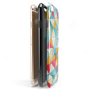 Triangular Geometric Pattern iPhone 6/6s or 6/6s Plus 2-Piece Hybrid INK-Fuzed Case