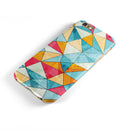 Triangular Geometric Pattern iPhone 6/6s or 6/6s Plus 2-Piece Hybrid INK-Fuzed Case