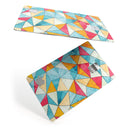 Triangular Geometric Pattern - Premium Protective Decal Skin-Kit for the Apple Credit Card