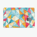 Triangular Geometric Pattern - Premium Protective Decal Skin-Kit for the Apple Credit Card