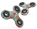 Triangular Geometric Pattern Full-Body Fidget Spinner Skin-Kit