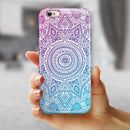 Tribal Ethnic Mandala v5 iPhone 6/6s or 6/6s Plus 2-Piece Hybrid INK-Fuzed Case