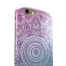 Tribal Ethnic Mandala v5 iPhone 6/6s or 6/6s Plus 2-Piece Hybrid INK-Fuzed Case