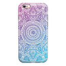 Tribal Ethnic Mandala v5 iPhone 6/6s or 6/6s Plus 2-Piece Hybrid INK-Fuzed Case