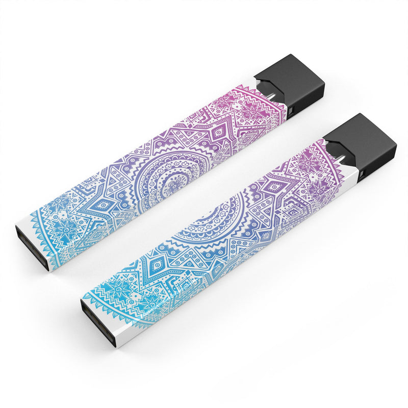Tribal Ethnic Mandala v5 - Premium Decal Protective Skin-Wrap Sticker compatible with the Juul Labs vaping device