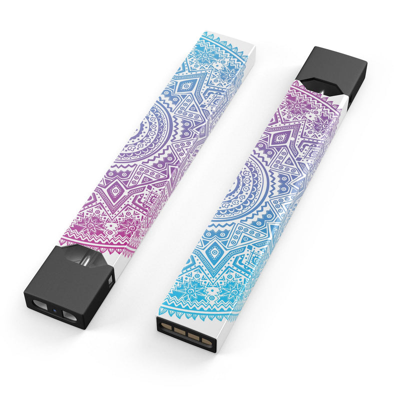 Tribal Ethnic Mandala v5 - Premium Decal Protective Skin-Wrap Sticker compatible with the Juul Labs vaping device