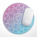 Tribal Ethnic Mandala v5// WaterProof Rubber Foam Backed Anti-Slip Mouse Pad for Home Work Office or Gaming Computer Desk