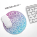 Tribal Ethnic Mandala v5// WaterProof Rubber Foam Backed Anti-Slip Mouse Pad for Home Work Office or Gaming Computer Desk