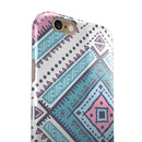 Tribal Vector Ethnic Pattern v3 iPhone 6/6s or 6/6s Plus 2-Piece Hybrid INK-Fuzed Case