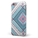 Tribal Vector Ethnic Pattern v3 iPhone 6/6s or 6/6s Plus 2-Piece Hybrid INK-Fuzed Case
