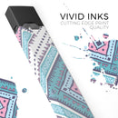 Tribal Vector Ethnic Pattern v3 - Premium Decal Protective Skin-Wrap Sticker compatible with the Juul Labs vaping device