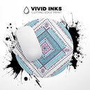 Tribal Vector Ethnic Pattern v3// WaterProof Rubber Foam Backed Anti-Slip Mouse Pad for Home Work Office or Gaming Computer Desk