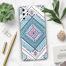 Tribal Vector Ethnic Pattern v3 - Premium Vinyl Skin Decal for Samsung Galaxy S25 Ultra, S24, S23, S22 & All Galaxy S Models