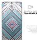 Tribal Vector Ethnic Pattern v3 - Premium Vinyl Skin Decal for Samsung Galaxy S25 Ultra, S24, S23, S22 & All Galaxy S Models