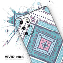 Tribal Vector Ethnic Pattern v3 - Premium Vinyl Skin Decal for Samsung Galaxy S25 Ultra, S24, S23, S22 & All Galaxy S Models