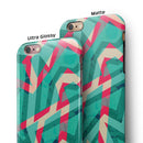 Trippy Retro Pattern iPhone 6/6s or 6/6s Plus 2-Piece Hybrid INK-Fuzed Case
