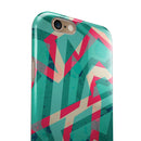 Trippy Retro Pattern iPhone 6/6s or 6/6s Plus 2-Piece Hybrid INK-Fuzed Case