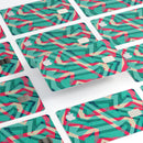 Trippy Retro Pattern - Premium Protective Decal Skin-Kit for the Apple Credit Card