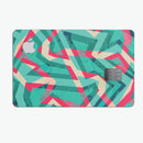 Trippy Retro Pattern - Premium Protective Decal Skin-Kit for the Apple Credit Card