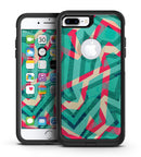 Trippy Retro Pattern - iPhone 7 or 7 Plus Commuter Case Skin Kit