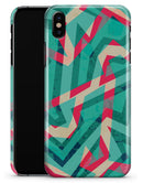 Trippy Retro Pattern - iPhone X Clipit Case