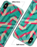 Trippy Retro Pattern - iPhone X Clipit Case
