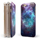 Trippy Space iPhone 6/6s or 6/6s Plus 2-Piece Hybrid INK-Fuzed Case