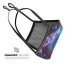 Trippy Space - Made in USA Mouth Cover Unisex Anti-Dust Cotton Blend Reusable & Washable Face Mask with Adjustable Sizing for Adult or Child
