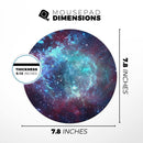 Trippy Space// WaterProof Rubber Foam Backed Anti-Slip Mouse Pad for Home Work Office or Gaming Computer Desk