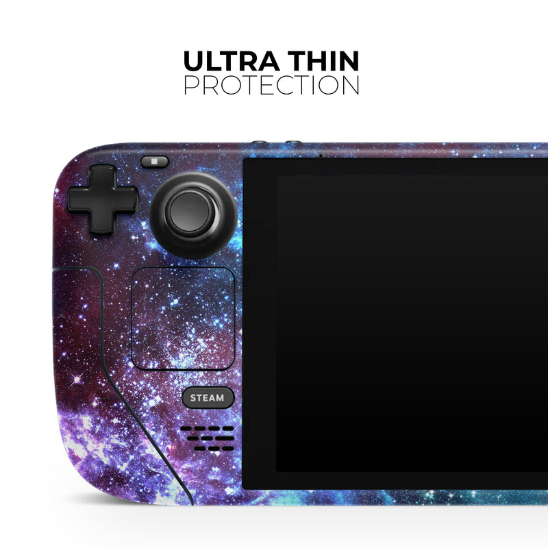 Trippy Space // Full Body Skin Decal Wrap Kit for the Steam Deck handheld gaming computer