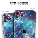 Trippy Space - Protective Skin Wrap & Decal – Compatible with iPhone SE to iPhone 17 Pro Max (All Models)
