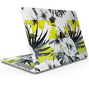 Tropical BW Sun Floral - Skin Decal Wrap Kit Compatible with the Apple MacBook Pro, Pro with Touch Bar or Air (11", 12", 13", 15" & 16" - All Versions Available)