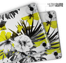 Tropical BW Sun Floral - Skin Decal Wrap Kit Compatible with the Apple MacBook Pro, Pro with Touch Bar or Air (11", 12", 13", 15" & 16" - All Versions Available)