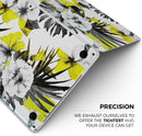 Tropical BW Sun Floral - Skin Decal Wrap Kit Compatible with the Apple MacBook Pro, Pro with Touch Bar or Air (11", 12", 13", 15" & 16" - All Versions Available)