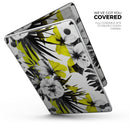 Tropical BW Sun Floral - Skin Decal Wrap Kit Compatible with the Apple MacBook Pro, Pro with Touch Bar or Air (11", 12", 13", 15" & 16" - All Versions Available)