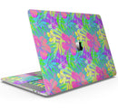 Tropical Flourescent v1 - Skin Decal Wrap Kit Compatible with the Apple MacBook Pro, Pro with Touch Bar or Air (11", 12", 13", 15" & 16" - All Versions Available)