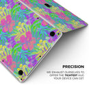 Tropical Flourescent v1 - Skin Decal Wrap Kit Compatible with the Apple MacBook Pro, Pro with Touch Bar or Air (11", 12", 13", 15" & 16" - All Versions Available)