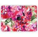 Tropical Hydrangea Flowers - Skin Decal Wrap Kit Compatible with the Apple MacBook Pro, Pro with Touch Bar or Air (11", 12", 13", 15" & 16" - All Versions Available)