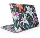 Tropical Summer Floral v3 - Skin Decal Wrap Kit Compatible with the Apple MacBook Pro, Pro with Touch Bar or Air (11", 12", 13", 15" & 16" - All Versions Available)