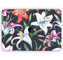 Tropical Summer Floral v3 - Skin Decal Wrap Kit Compatible with the Apple MacBook Pro, Pro with Touch Bar or Air (11", 12", 13", 15" & 16" - All Versions Available)