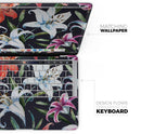 Tropical Summer Floral v3 - Skin Decal Wrap Kit Compatible with the Apple MacBook Pro, Pro with Touch Bar or Air (11", 12", 13", 15" & 16" - All Versions Available)