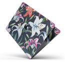 Tropical Summer Floral v3 - Skin Decal Wrap Kit Compatible with the Apple MacBook Pro, Pro with Touch Bar or Air (11", 12", 13", 15" & 16" - All Versions Available)